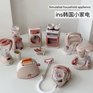 儿童过家家灯光音乐厨房玩具仿真电动咖啡机榨汁机母婴小家电套装