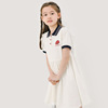 纯一良品 Sports dress, summer skirt, tennis uniform, children's clothing, western style, polo collar