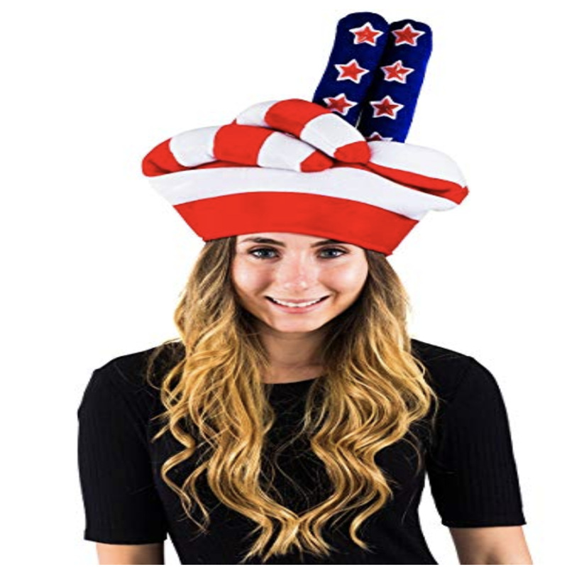 Customized Production of Carnival Hats, World Cup Football Hats, American Independence Day Carnival Hats, Cheering Victory Gestures