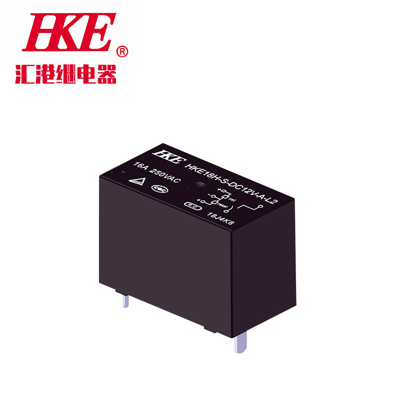 汇港HKE品牌HKE18H-S-DC12V-A-L2一组常开通用小型汽车继电器