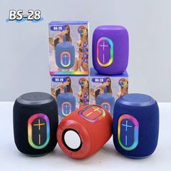 跨境新款无线蓝牙音响户外氛围灯桌面小音箱插卡低音炮蓝牙音箱