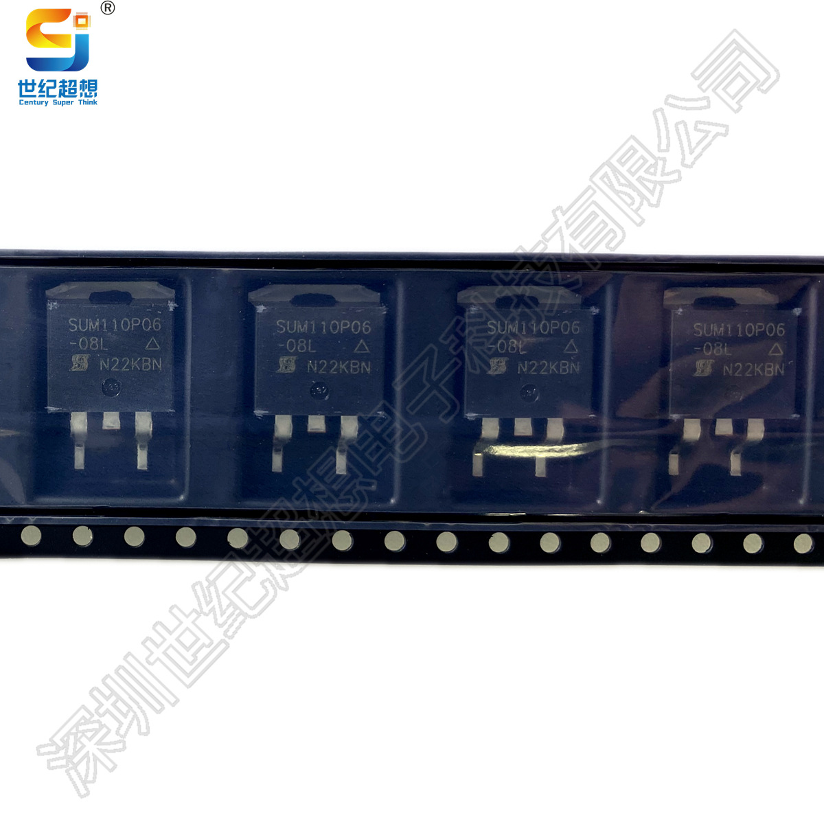 SUM110P06-08L-E3 场效应管 MOSFET P沟道 60V 110A 8毫欧 TO-263