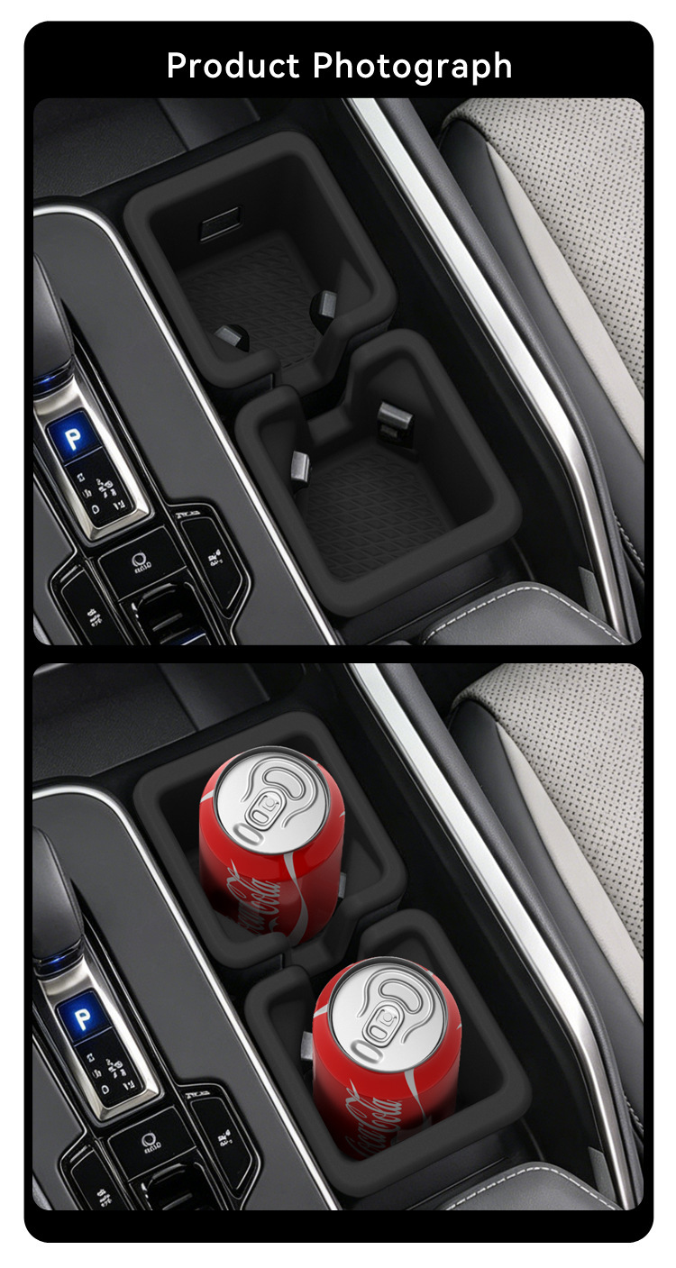 Suitable for 24-26 Lexus TX350 500H center console cup holder protective anti-slip mat car modification