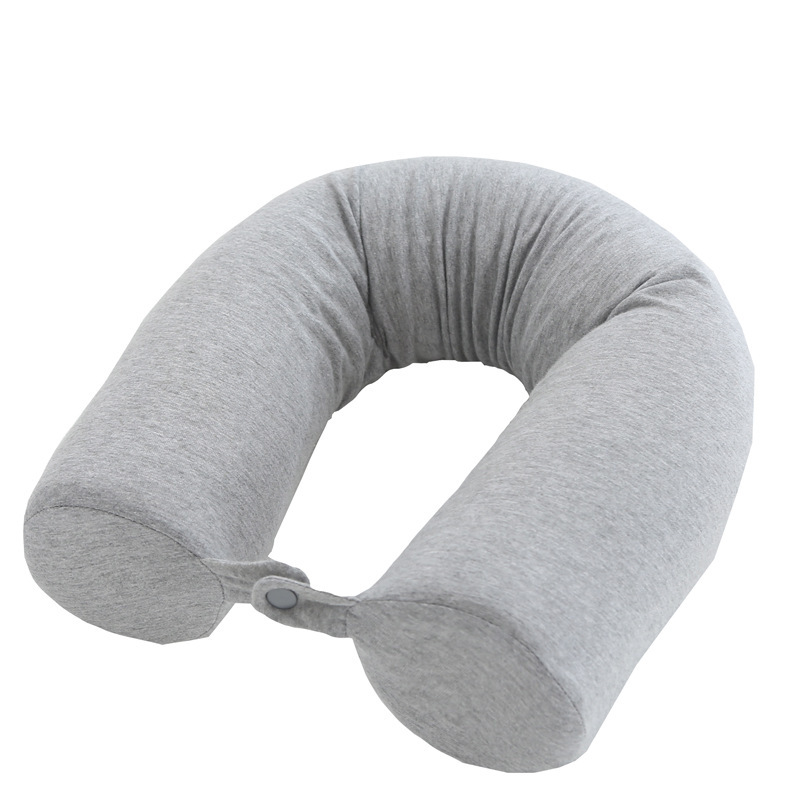 Cross-border Bendable Travel Nap Support Long Cylindrical Neck Memory Foam U-shaped Pillow_voghion.com