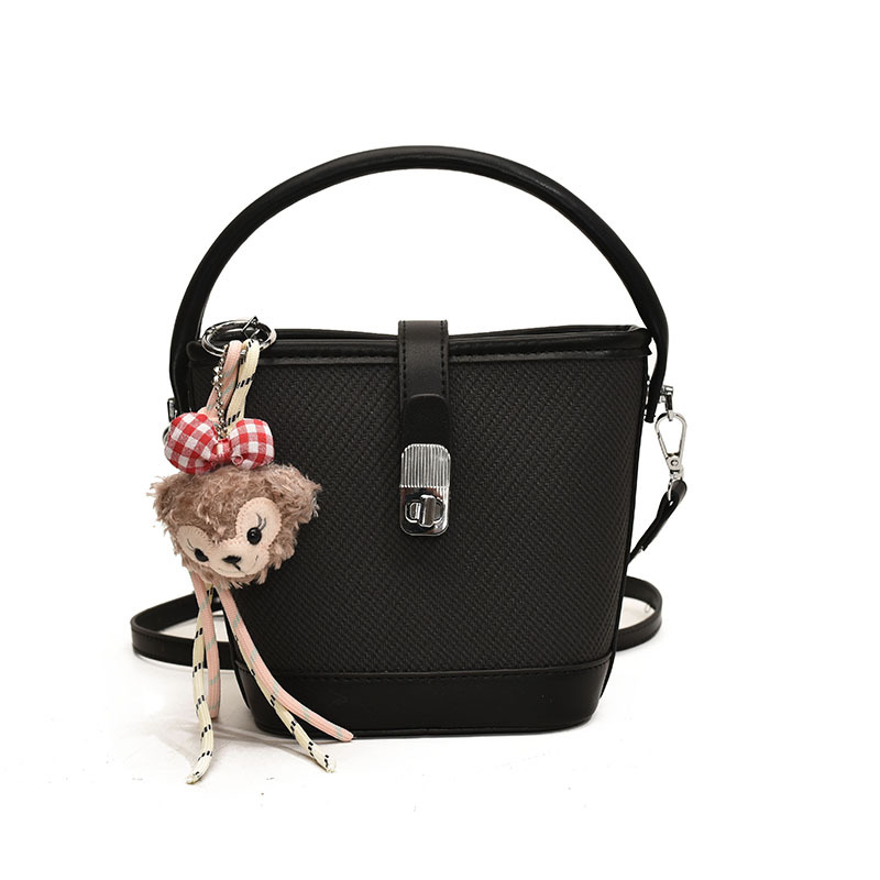Comercio exterior transfronterizo retro bolso de cubo de mano de color 2025 nuevo nicho de alto nivel simple hombro bolso de mujer image 18