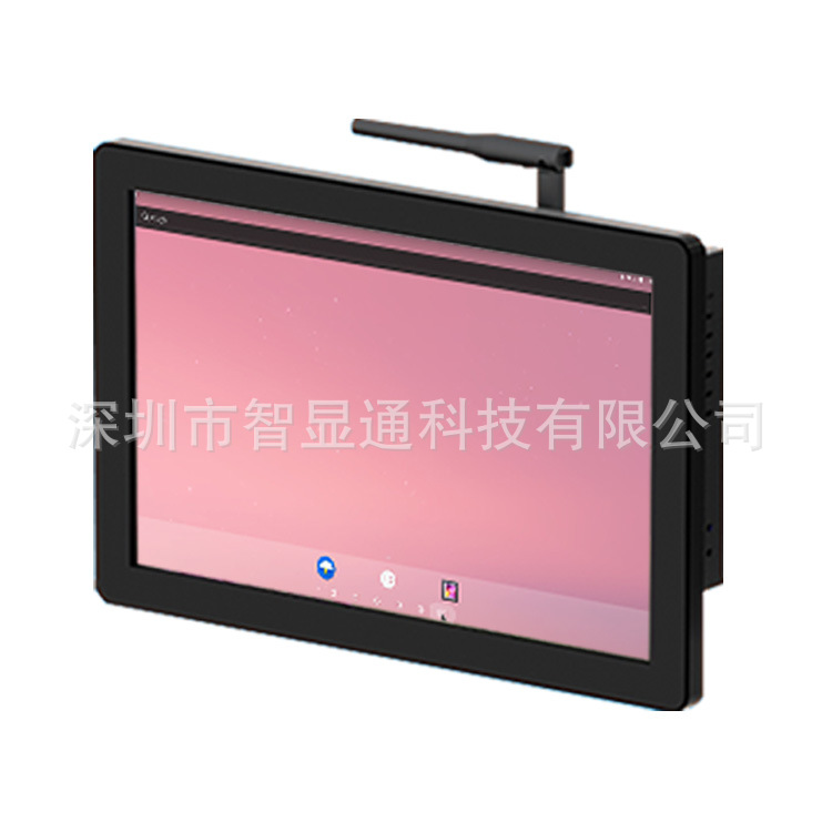 安卓黑色10.1寸电容液晶触摸一体机