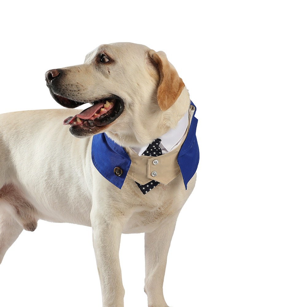 Accesorios para mascotas transfronterizos, ropa para mascotas, triangulares, traje, pajarita, gato, saliva, babero para perros, corbata, babero