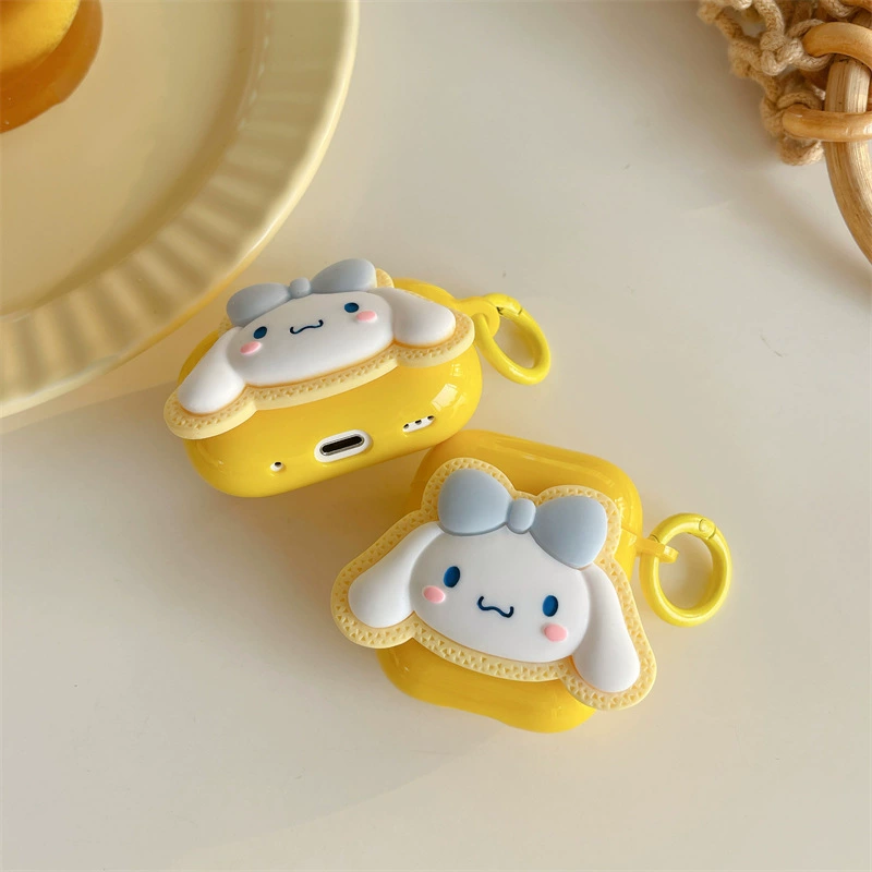 Яблоко, защитный чехол с мультяшным дизайном, наушники, pro2, Bluetooth