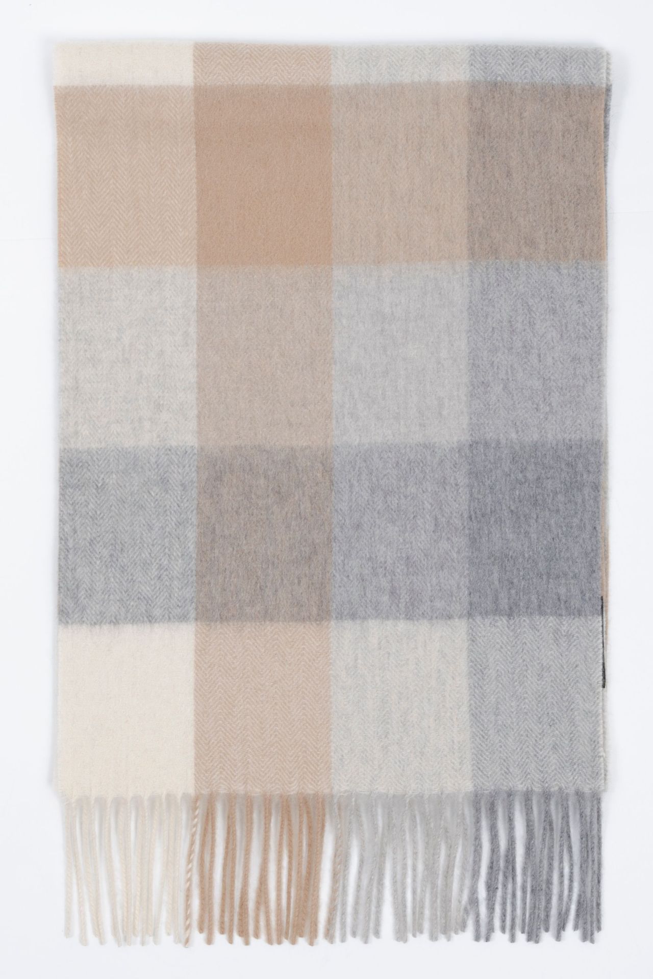 Mongolia interior puro cachemir lana de lana teñida en hilo a cuadros ondas de agua otoño e invierno bufanda para hombres y mujeres