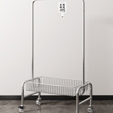 服装店展示架挂衣架货架可移动落地式推车女装店带轮子货架