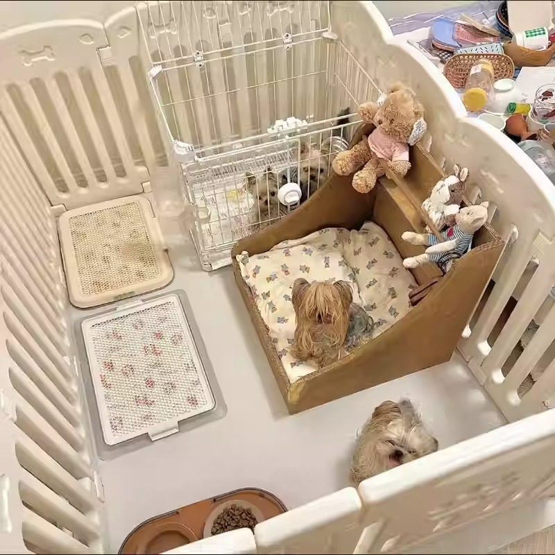 ペット犬フェンス犬ケージ隔離中小型犬ビション家庭用ペットフェンス安全|undefined
