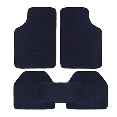 Cross-border best-selling universal car Universal Foot Pad - black-blue-line