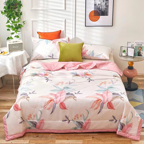 New pure cotton summer quilt wholesale Class A mother and baby air conditioning quilt 100% cotton washable cartoon summer quilt will sell gift quilt
