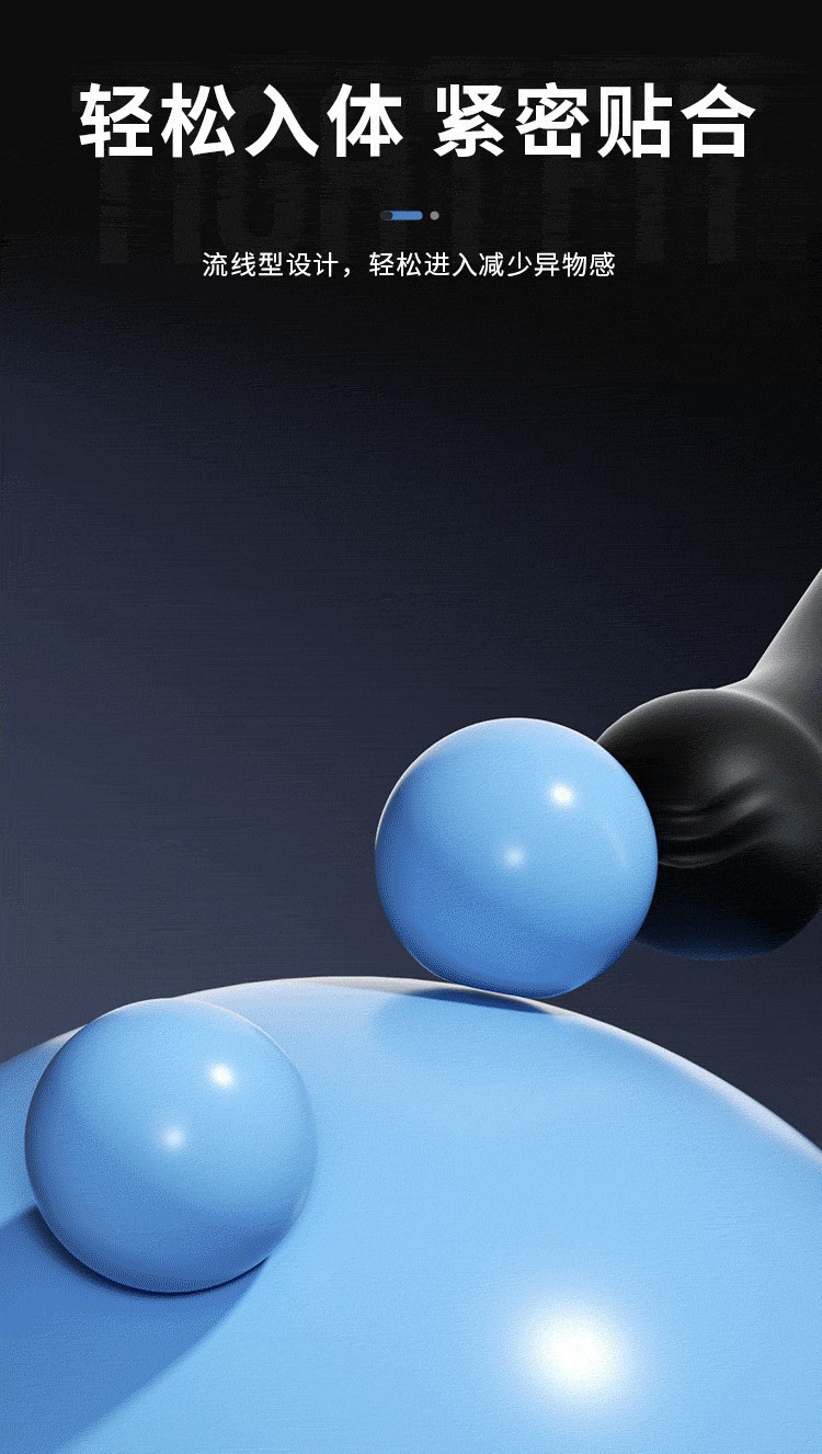 U-Shaped Prostate Massager with Dual Stimulation, ABS and Silicone, Button Control — detail image 20