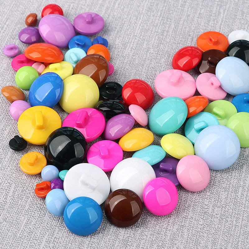 Plastic Sweater Button Shirt Small Round Button Clothes Pajamas Classy Cuffs Kidsren's Women's Coat Cardigan Mushroom