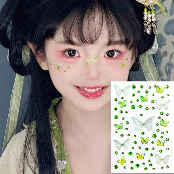 Butterfly sticker【green】