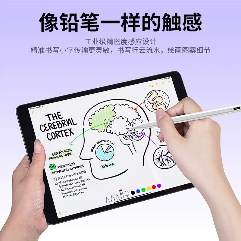 Ipad pen stylus is suitable for Android apple apple pencil pen tablet magnetic suction stylus universal model
