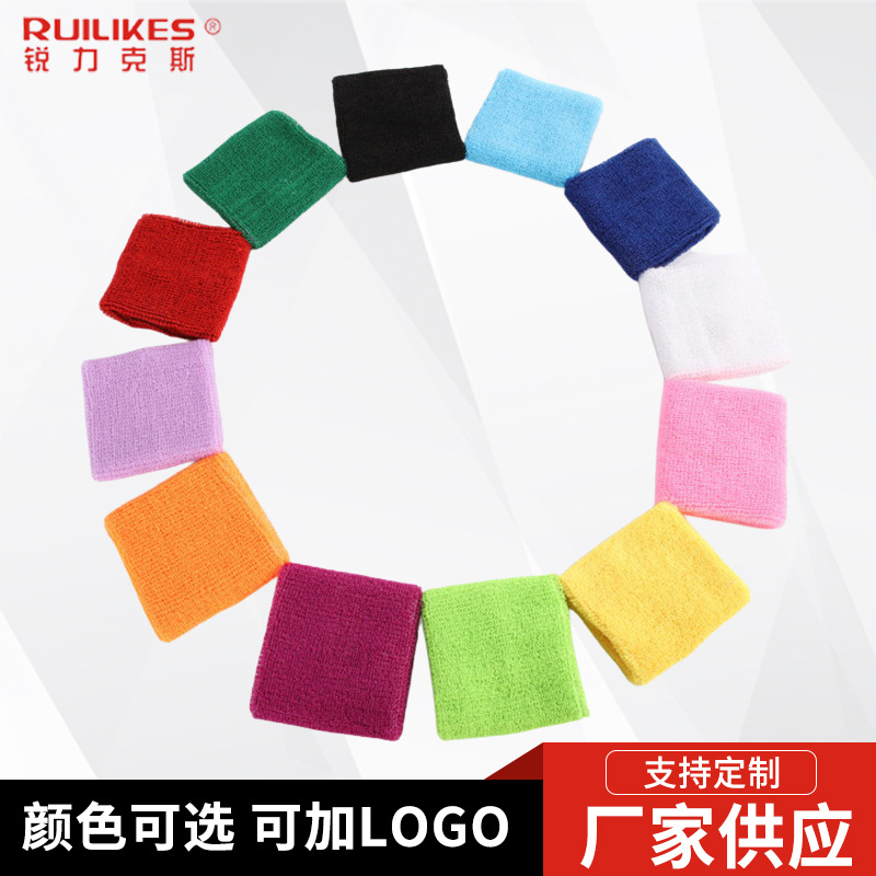 Towel Wristbands Can Be Added with Logo Sweat-Absorbent Wristbands for Fitness Running Sweat-Wiping Basketball Badminton Breathable Sports Wristbands