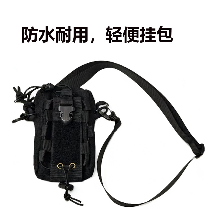 Bolso táctico para teléfono móvil al aire libre Bolso pequeño multifuncional Riñonera Táctico Hervidor Bolso para teléfono móvil Hebilla Ajuste Riñonera