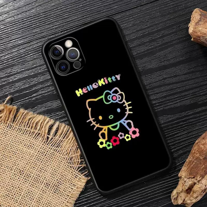 Apple, милый чехол для телефона Hello Kitty, совместимый защитный чехол, чехол для iPhone
