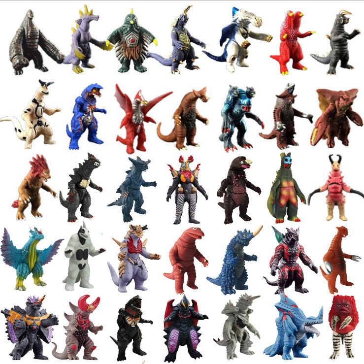 Children's Soft Plastic Small Monster Toy Model with Movable Joints, Aire King Sada, Durable and Fall-Resistant Doll