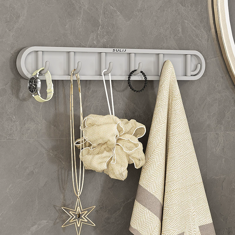 Крючок без перфорации в ванной ванной сильной вискозы на стене стены стены ванной комнаты