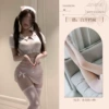 Nurse [top + skirt + headgear] + white open socks