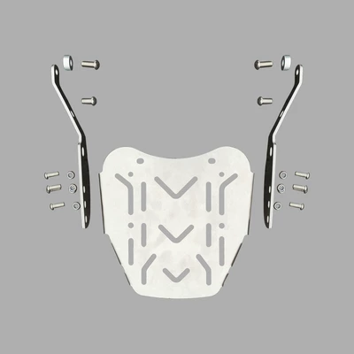 Motorcycle cushion Modified Cushion Lower Sitting Height - silver-stainless-steel-rear-tail-rack