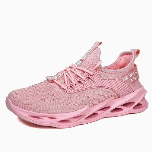 Transfronterizo más el tamaño de los zapatos de los hombres deportes ligero estudiante volando zapatos de malla tejida moda casual coreano moda otoño zapatos para correr