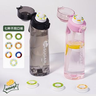 ���x��ˮ������ζ��tritan����ˮ�������\��̫�ձ�650ml��ζ��