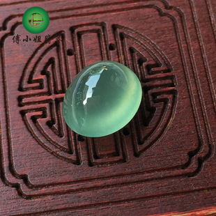 Emerald ice clear water egg surface, full and round, light old water, inlaid