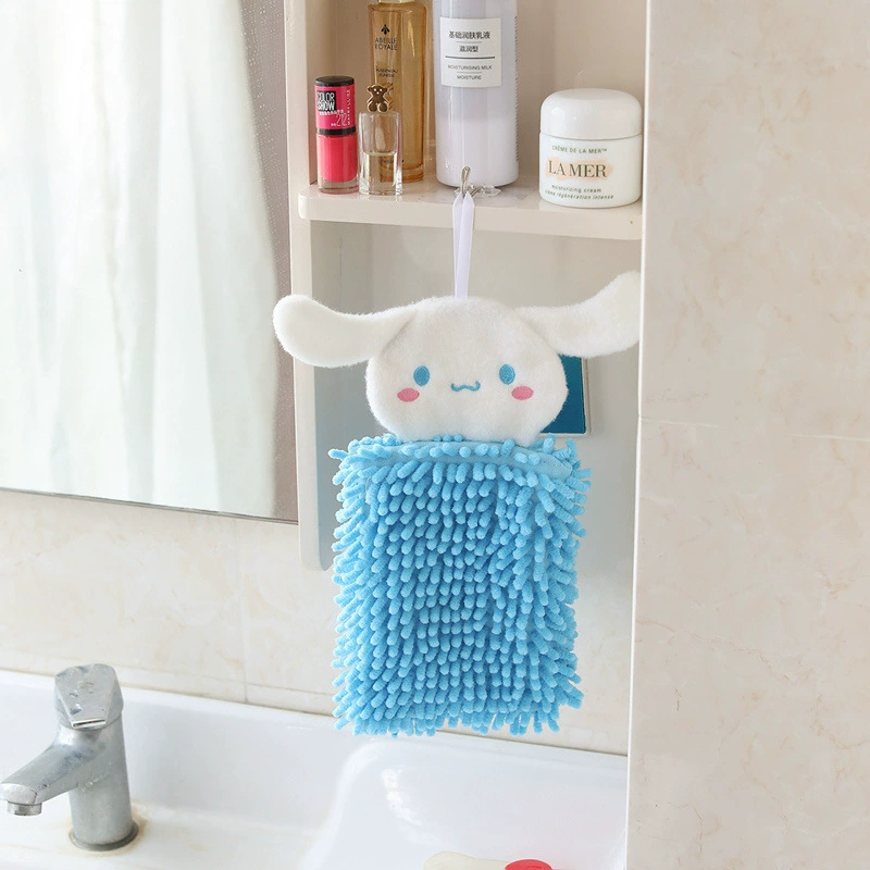 Мультяшная симпатичная собачка Cuolomi Yumani Meladiti Snowy кухонное полотенце для впитывания воды, может висеть на руке как шарф