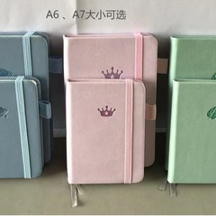 A6皮面の小さいノートのポケットのメモ帳のファッションの潮流は携帯して身につけて単語を覚えます。