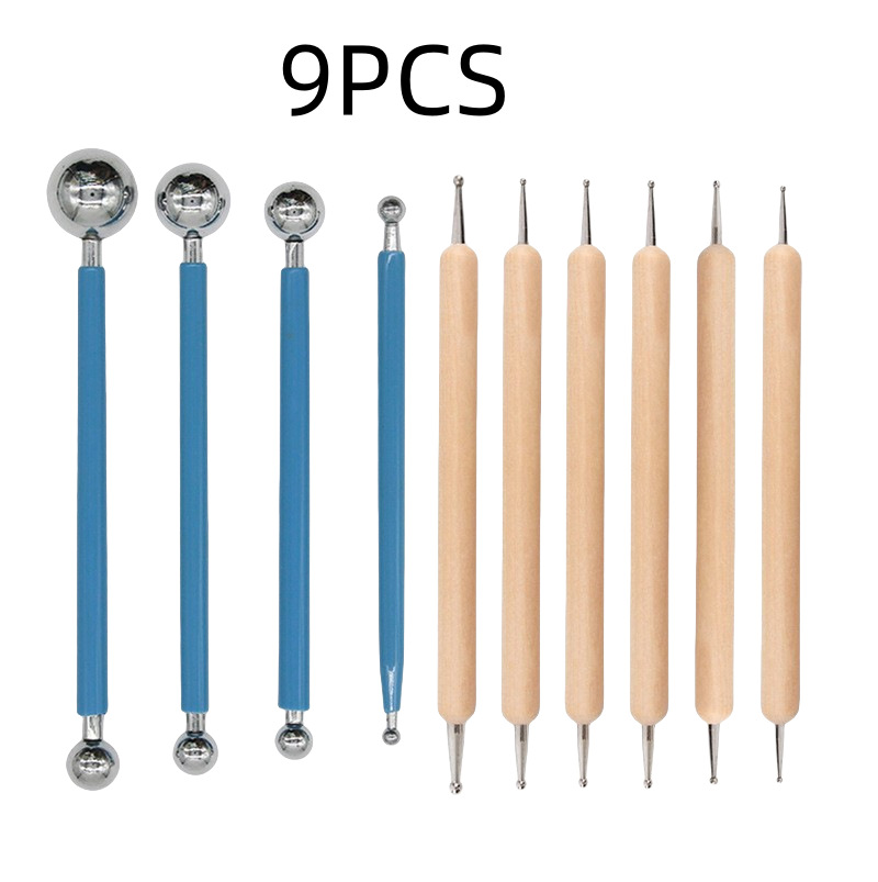 Herramientas de cerámica transfronterizas 37/41/43/46/61 piezas de herramientas de arcilla de arcilla de arcilla para niños