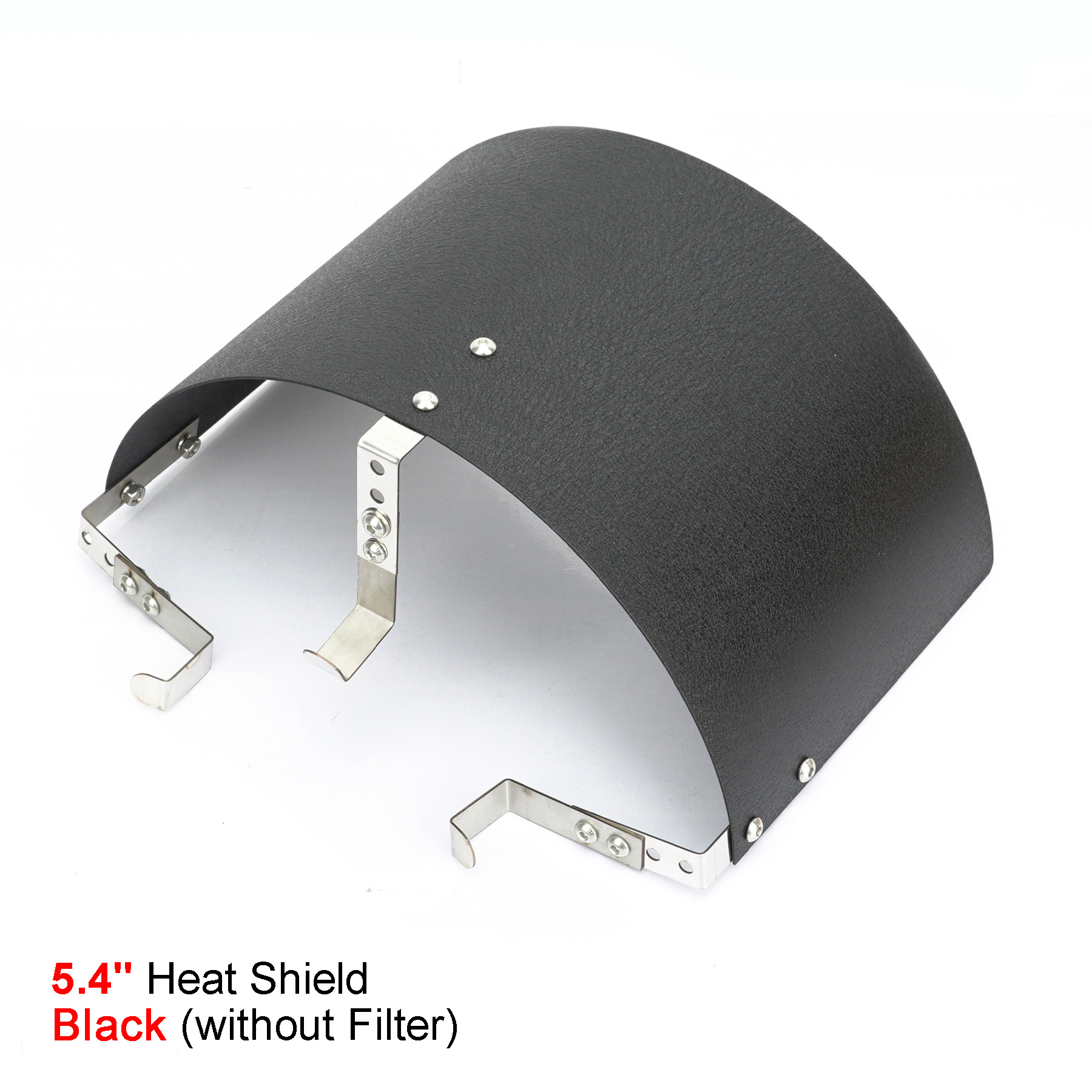 Car air intake modified winter mushroom head air filter heat shield stainless steel universal windshield protective cover adjustable