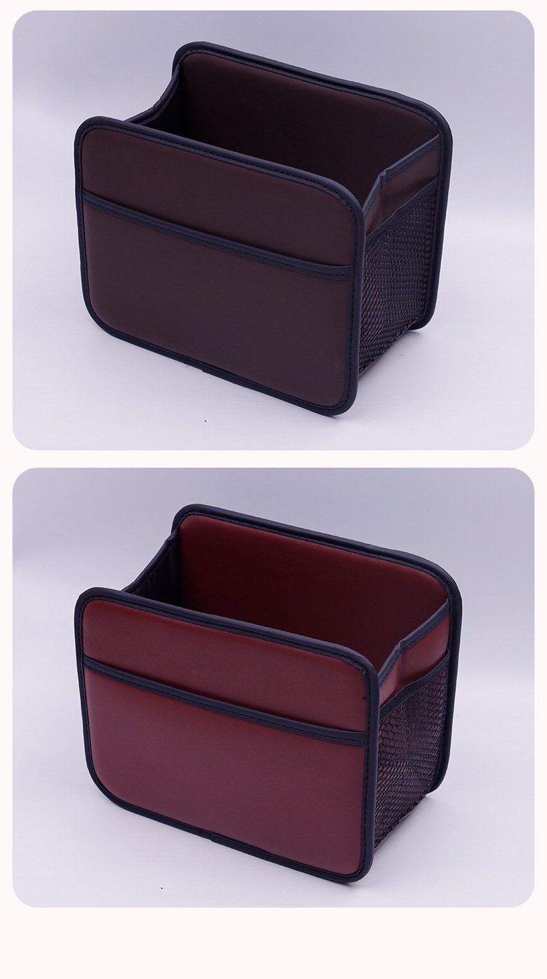 Small Car Storage Box, Multifunctional Foldable In-Car Trunk Organizer, Miscellaneous Storage Box