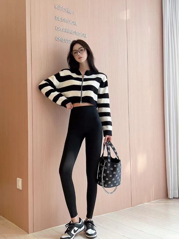 健身裤女高腰裸感瑜伽裤无尴尬线收腹提臀普拉提外穿紧身运动长裤|undefined
