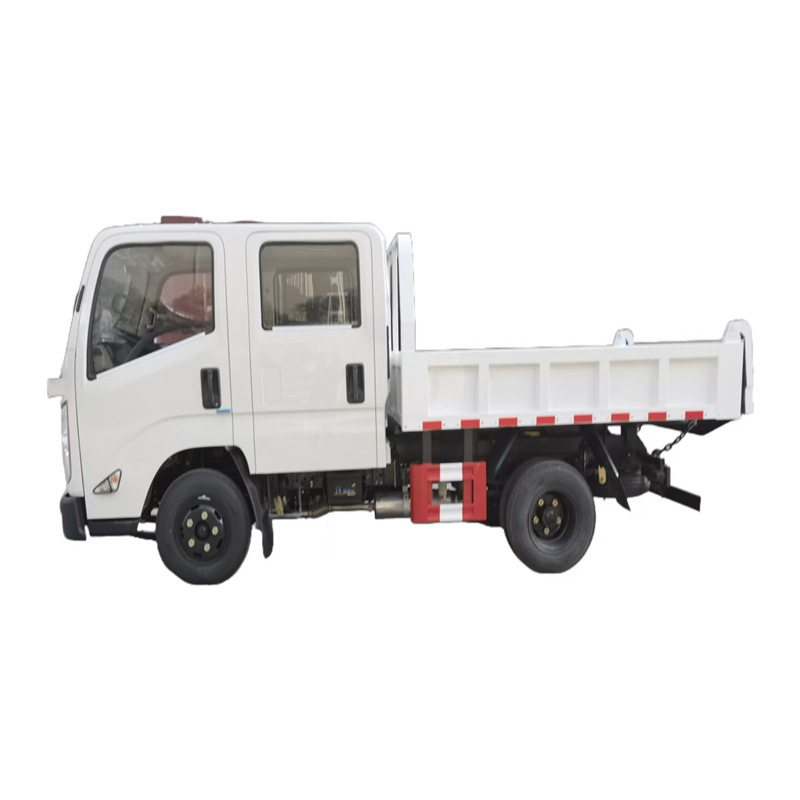 Export Angola Double Row Truck 2 Tons Dump Truck Jiangling Dump Truck Factory Direct Sales Agent Customs Clearance