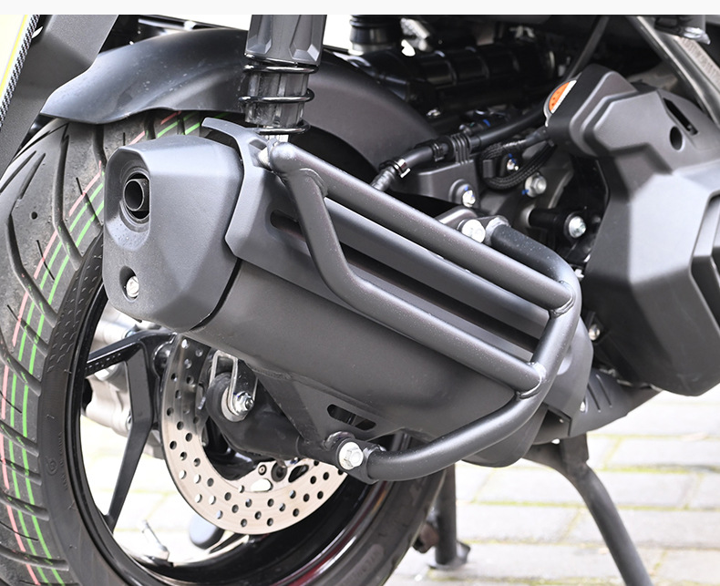 Suitable for Shengshi 150X Bumper Exhaust Bar Anti-Collision Anti-Fall Protection Bar Full Surround Front and Rear Guard Bar Modification Accessories
