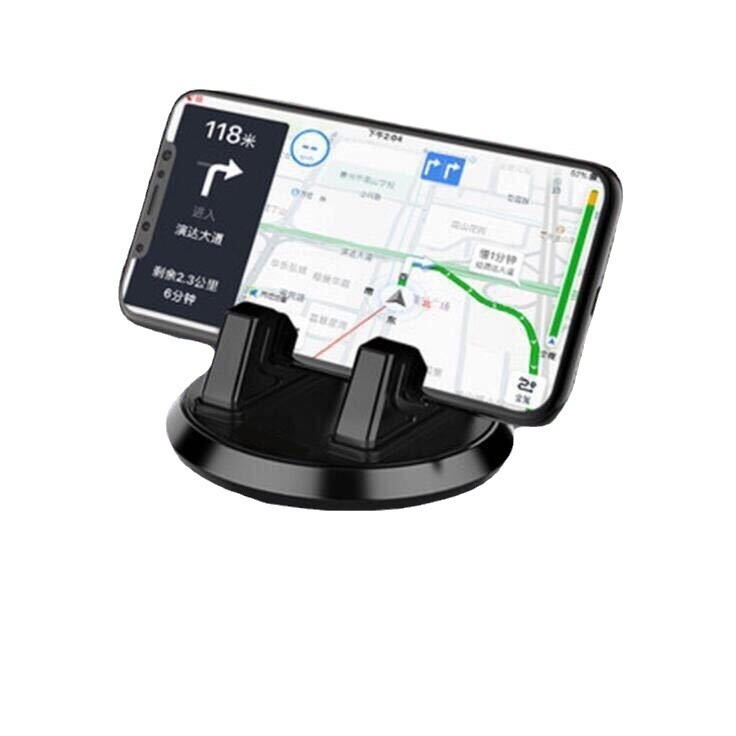 車の携帯電話ホルダー回転ベース車のデスクトップダッシュボードナビゲーション携帯電話 360 度シリコンセンターコンソールスタンド|undefined