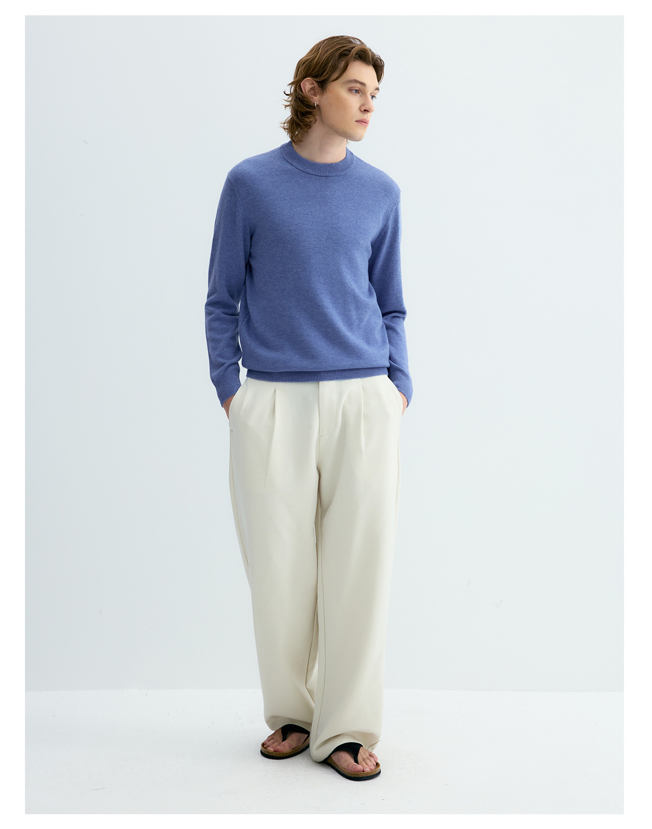 UNF Merino Wool Half-Turtleneck Sweater