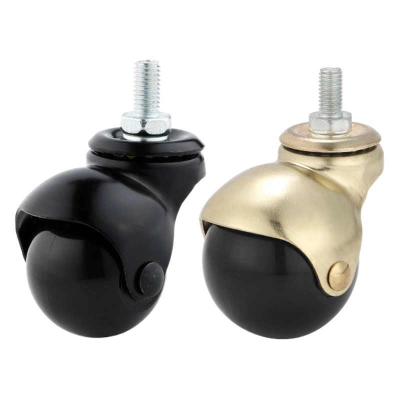 1,5/2 дюйма универсальное колесо с плоским дном сферическое бесшумное винтовое колесо заземлитель медицинская мебель журнальный столик оборудование рицинус