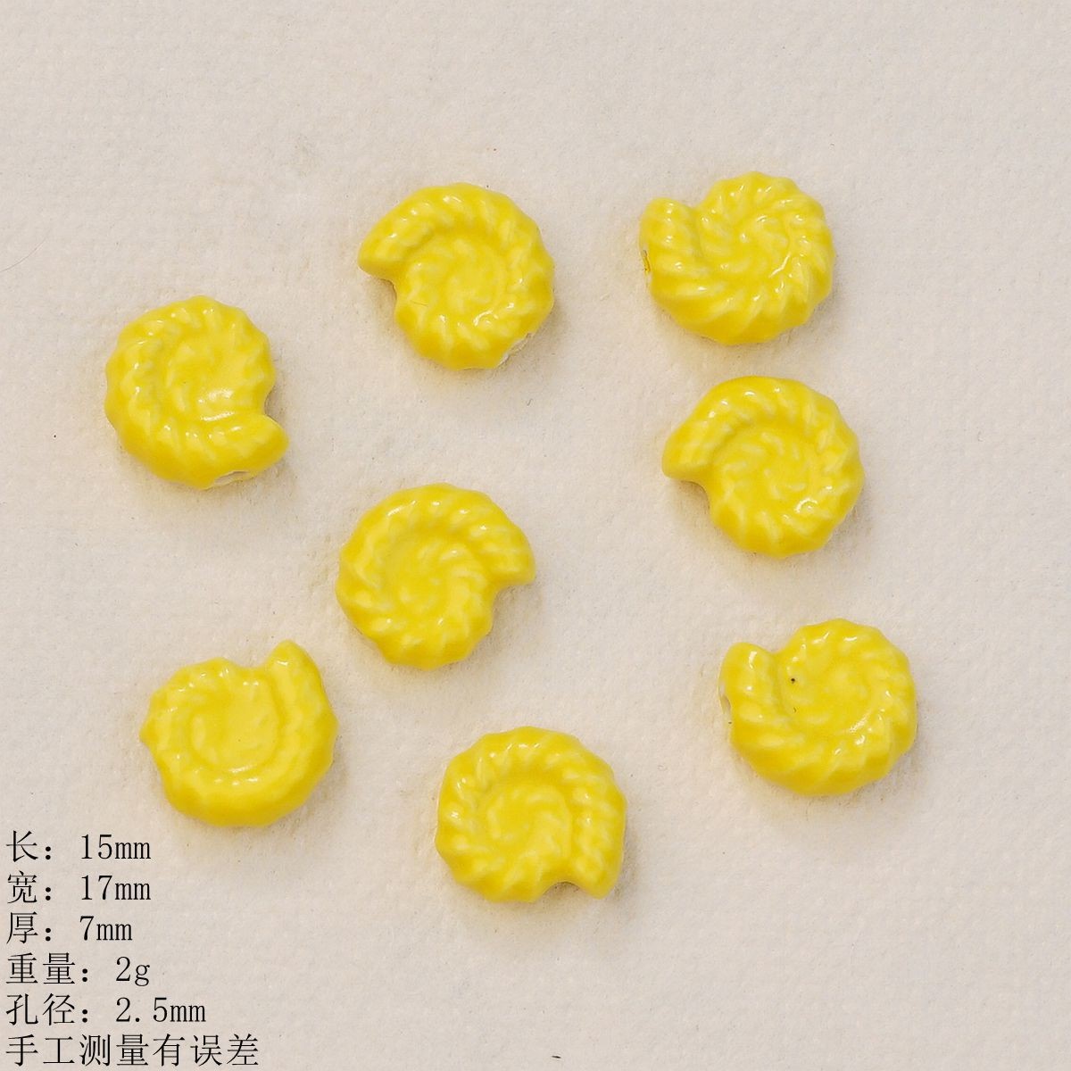 Jingdezhen estilo ins linda cerámica cuentas sueltas bricolaje collar hecho a mano accesorios de joyería material decorativo pulsera cadena