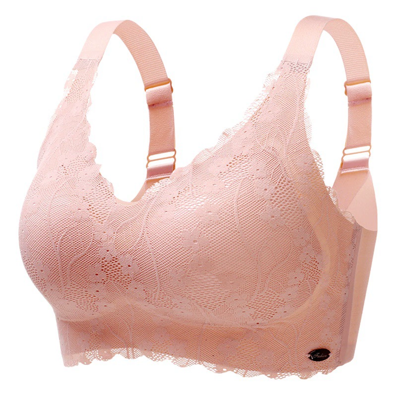 Бесшовное нижнее белье больших размеров, женское ультратонкое пуш-ап с защитой от провисания, Спортивная витрина с большой грудью