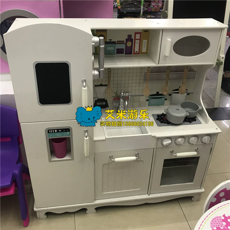 Детская семейная деревянная игрушка, кухонная посуда, набор белого цвета, Южная Корея, широкая палитра цветов