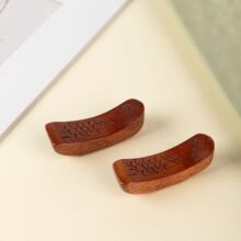 木质筷架料理店筷子架托筷托居酒屋勺子餐桌筷架托拖筷枕摆件道具