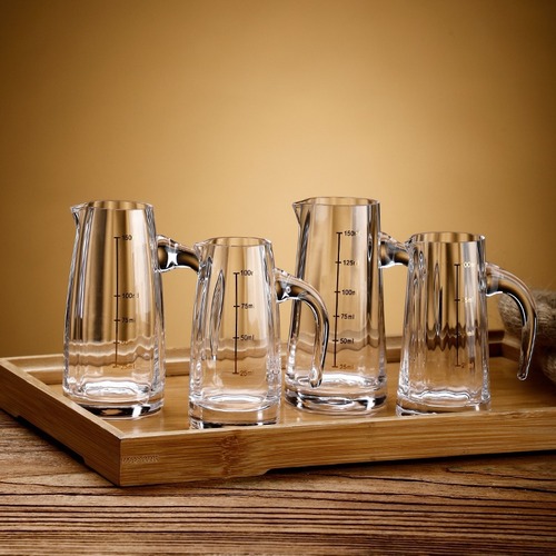 Baer crystal wine dispenser wholesale 100m wine measuring device Zhiling wine dispenser household commercial glass wine set