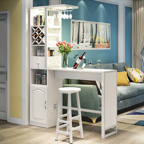 Household bar wine cabinet entrance partition cabinet storage cabinet Nordic dining table restaurant living room wall-mounted small bar table