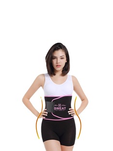 Men's and Women's Fitness Sweat Belt Adjustable Color Hedge Sports Waist Protection Sweat Boom Warm Belt