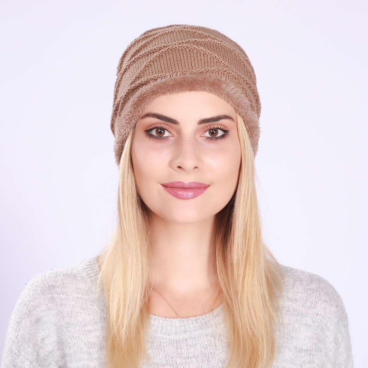 Knitted Beanie Hat For Men And Women Wool Warm Winter Hat_voghion.com